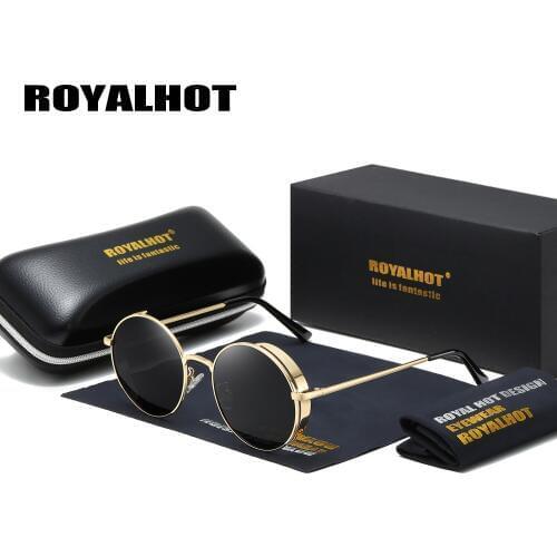 RoyalHot Men Women Polarized Alloy Round Frame Sunglasses Driving Sun Glasses Shades Oculos masculino Male 900118