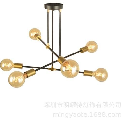 Vintage iron lighting dining room handmade wicker lustres para quarto ventilador de techo avizeler luzes de teto