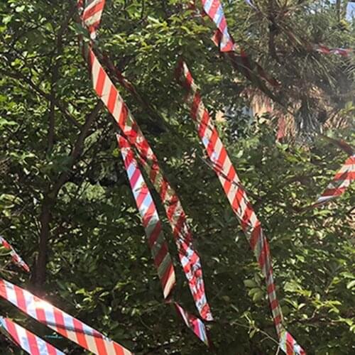 Anti Bird Tape Reflective Non-fading PET Waterproof Repeller Ribbon for Garden Anti Bird Tape Audible Repellent Bird Pigeons Sca