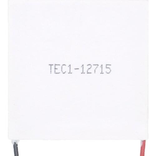 TEC1-12715 Heatsink Thermoelectric Cooler Peltier Cooling Plate 12V 15A 50x50mm Refrigeration Module