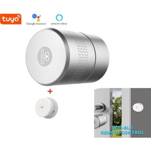 Airbnk Tuya Bluetooth WiFi App Smart Knob Door Lock Biometric lock fingerprint door handle Digital Keyless lock