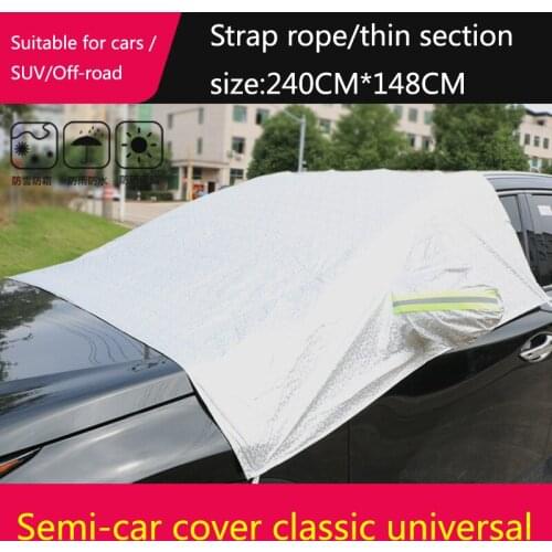Universal Car Front Windshield Cover Auto Sunshade Snow Ice Protection Cover Winter Summer Car Windshield Sunshade