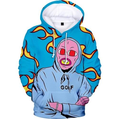 Golf Wang Tyler The Creator Flame Cherry Bomb Skate Ofwgkta Vintage Hoodies Sweatshirts Men Women Unisex Cotton Jacket Clothes