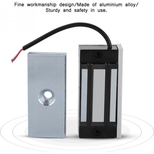 DC12V Door Lock 60KG Mini Electromagnetic Lock Electronic Magnetic Door Lock cerradura electronica cerradura puerta