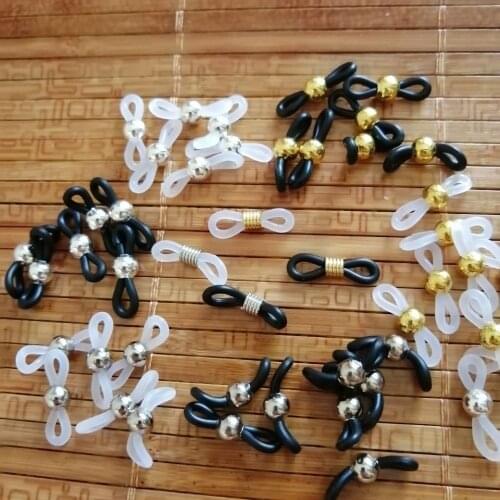 30pcs Ear Hook Eyeglasses Spectacles Chain Glasses Retainer Ends Rope Sunglasses Cord Holder Strap Jewelry Accessory Wholesale