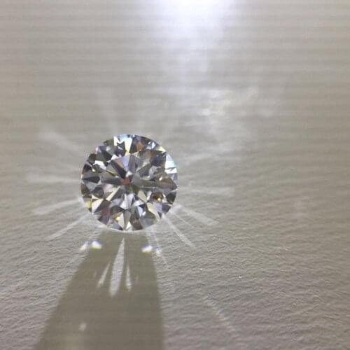 0.5ct 5mm D Color Round Brilliant Cut loose Moissanite VVS1 grade Excellent Cut Jewelry Loose Stone high quality Ring material