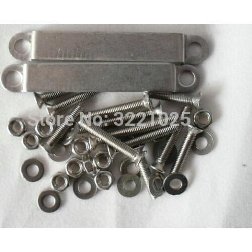 1pair 2pcs 12pcs screws, water cooling cold plate special fastener water head water block stainless steel snap fastener kit
