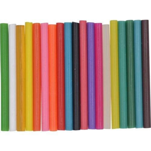 10pcs 7x100mm Clear Colorful Hot Melt Glue Sticks For Glue Gun High Viscosity Adhesive Repair Tool DIY Art Craft Hand Tool