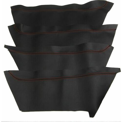 4pcs Leather Car Door Inner Panel Cover Surface Shell Trim For Honda Civic 10th 2016-2020