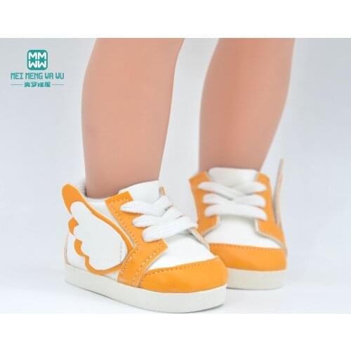 43cm Toy New born doll and American doll accessories Fashion sports shoes, high-top leather shoes