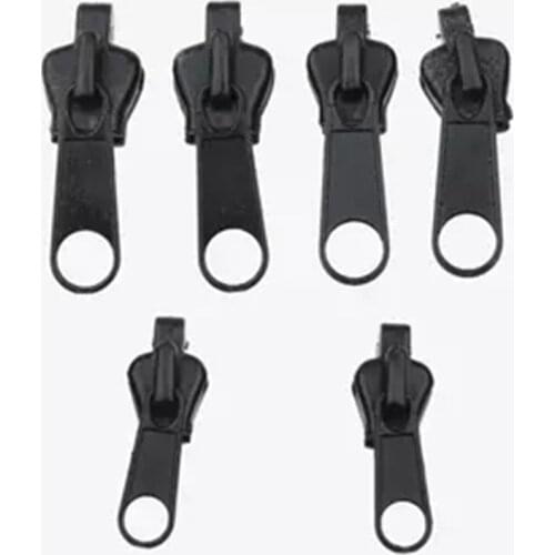 6Pcs 3 Sizes Universal Instant Fix Zipper Repair Kit Replacement Zip Slider Teeth Rescue New Design Zippers Sewing Clothes