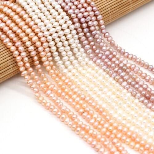 Natural Freshwater Pearl Beads Potato Shape Loose isolation Beads For jewelry making DIY necklace bracelet earring accessories