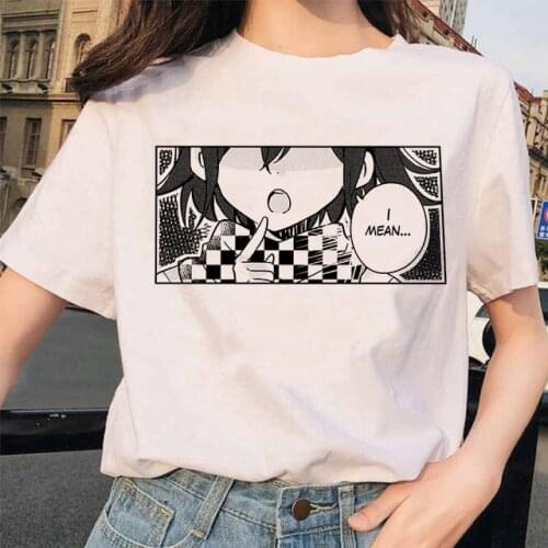 Danganronpa T Shirt Unisex Cartoon Ouma Kokichi Graphic Tees Anime Harajuku T-shirt Men Kawaii Nagito Komaeda Summer Tops Male