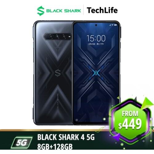 [Global Version] Black Shark 4 128GB Rom 8GB Ram Gaming phone Smartphone Mobile blackshark4