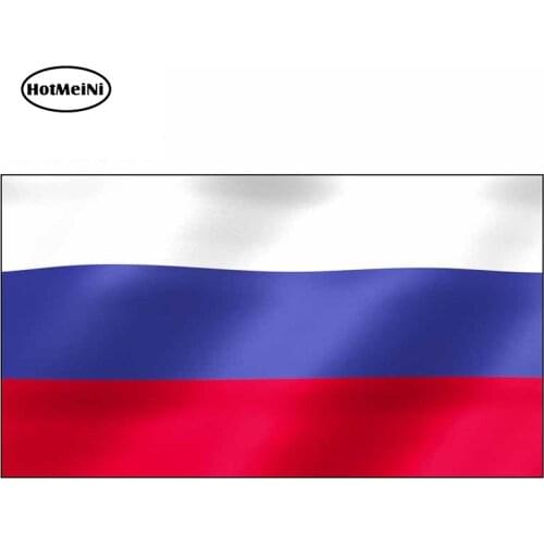 HotMeiNi 13cm Flag Occlusion Scratch Car Stickers Windshield Decal For JDM VAN Fashion Waterproof Sunscreen Decoration