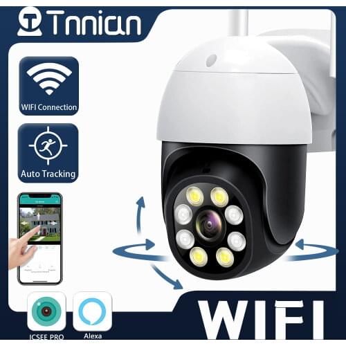 5MP 30X Optical Zoom WiFi PTZ Camera Outdoor Ai Auto-Tracking CCTV Security Camera Wireless Audio 100M IR Night Vision IP Camera