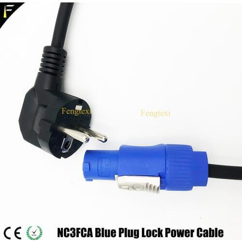 Stage Light Beam Powercon Cable 2m Length Power Twist Cable 110 to 240v Power Wire Connect Cable Customed for Show Stage Theater