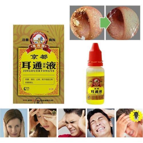 Ear Acute Otitis Drops Ear Tinnitus Deafness Sore Chinese Herbal Medicine Personal Health Care Products Tools 15ml