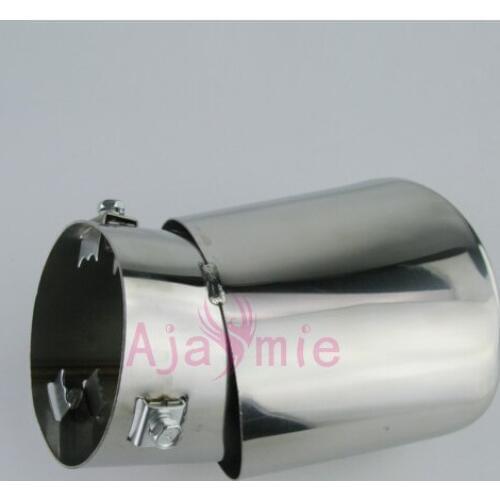 #304 Stainless Steel Exhaust Muffler Tip Pipe End Frame Plate Kit 2008-2018 Car Styling For Toyota Land Cruiser 200 Accessories