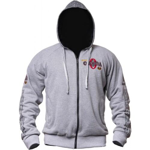 New OLYMPIA Men Gyms Hoodies Gyms Fitness Bodybuilding Sweatshirt Pullover Sportswear Male Workout Hooded Jacket Clothing