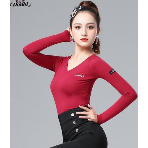 New Sexy latin top Dance Clothes Women Latin Salsa Rumba Chacha Dance Performance Practice Costume