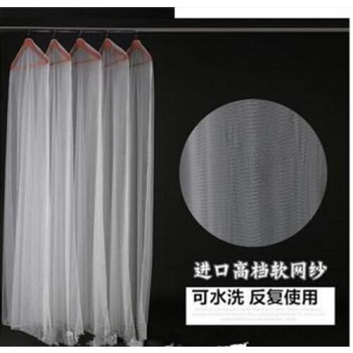 5pcs 180cm Long High Quality Long TRAIN Wedding Dess Dust Bag Evening Dress Dust Cover Bridal Garment Storage Bag new