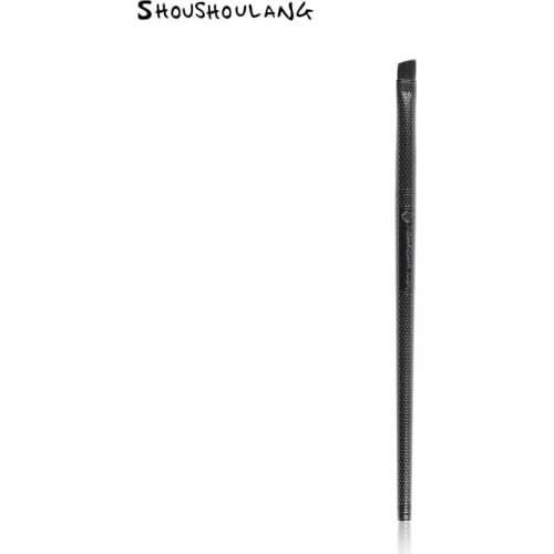 Shoushoulang Professional Handmade Make Up Brush R10 Angled Eyebrow Brush Resilient Mink Hair Makeup Brushes