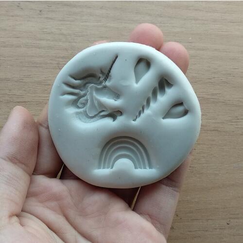 Unicorn silicone fondant mold cake decoration tools candy chocolate mold kitchen accessories SQ1809