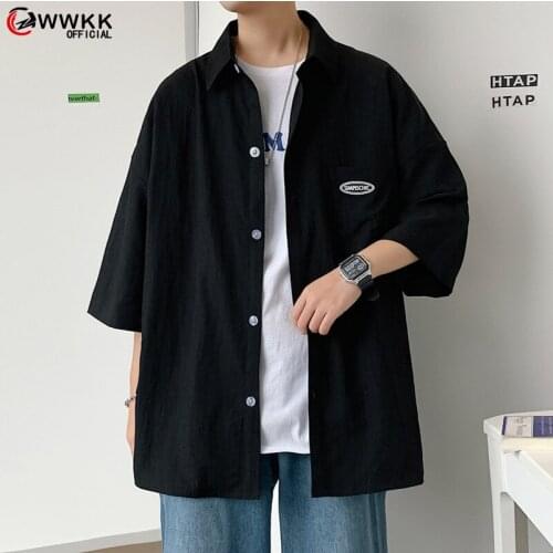 Мужские приталенные рубашки WWKK China At AliExpress