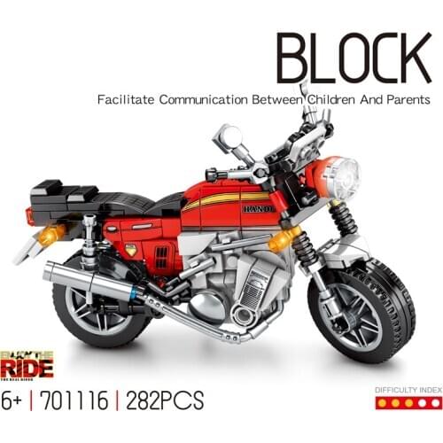 Japan HONDA CB750 MK1 motorcycle Technical motor vehicle building block model steam assembly bricks educational toy collection