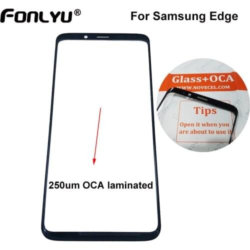 10pc In Frame OCA Glue Laminated Outer Glass For Samsung GalaxyS20 S9 S10 Plus Note20 S21Ultra Front Crakced Screen Glass Repair