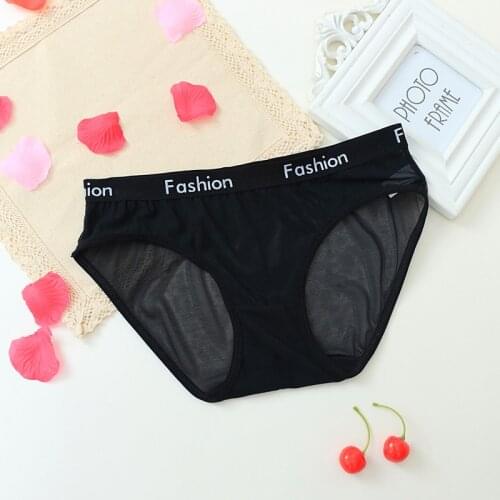 Women Net yarn Underwear Elastic Lace ladier Briefs Transparent Sexy Female Panties seamless panties lingerie women female pants