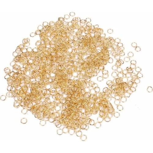 200pcs/lot 3/4/5/6/7/8/10/12mm Metal DIY Jewelry Findings Open Jump Rings & Split Ring for jewelry making