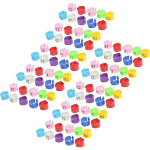 50Pcs Poultry Chick Chicken Duck Automated Management Chip Leg Foot Ring