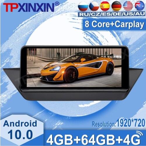 64G For BMW X1 E84 2009 2010 2011 -2015 Android 10 Car Radio Tape Recorder Multimedia Player GPS Navigation 10.25 Inch HD Screen