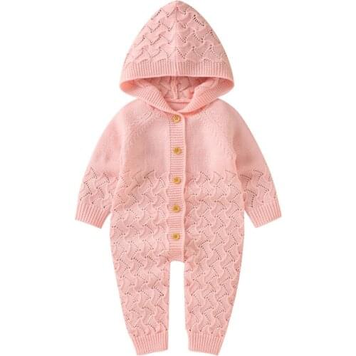 Baby Knit Rompers Newborn Costumes Baby Boys Jumpsuit Baby Girls Clothes Autumn Winter Kids Overalls Infant Clothing