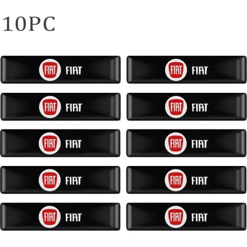 Epoxy Car Resin Emblem Badge Stickers Decals For Fiat Ducato 244 Albea Doblo 500 Grande Punto Styling Decoration Accessories