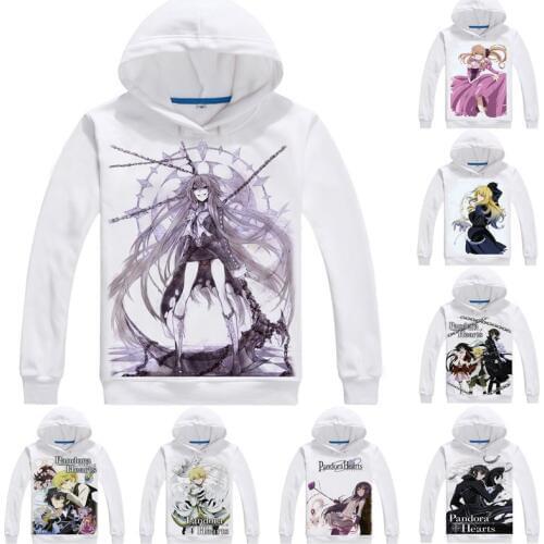 Pandora Hearts 3D Hoodies Men Hip Hop Long Sleeve Anime Hoodies Hooded Oz Vessalius Sharon Rainsworth Cosplay Sweatshirts Women
