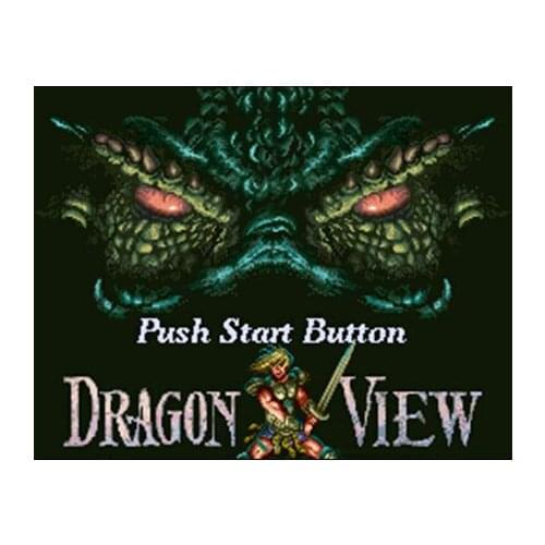 Dragon View NTSC Version 16 Bit 46 Pin Big Gray Game Card For USA Game Players