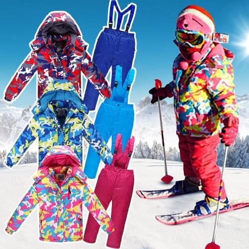 ISHOWTIENDA Kids Ski Jackets