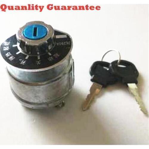 JK290A Car Preheat Start Switch with 2 keys, JK290A Ignition Lock with 4 Wiring Point