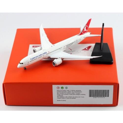 1:400 Alloy Collectible Plane JC Wings EW4789008A Turkish Airlines Boeing B787-9 Diecast JET Model TC-LLA Flaps Down Flaps Down