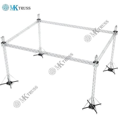 Truss system structure with 6x6x6M truss size for DJ booth display equipment