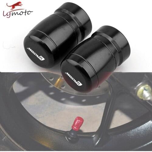 LOGO MAXSYMTL For SYM MAXSYM TL 500 TL500 MAXSYMTL Motorcycle CNC Accessories Wheel Tire Valve Stem Caps Airtight Covers