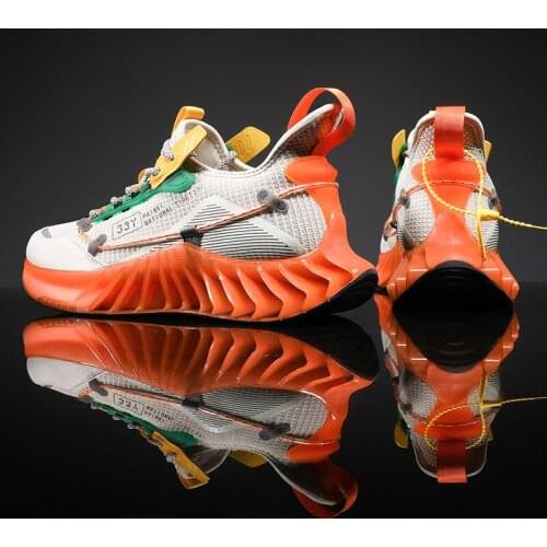 Mens running shoes fashion sports outdoor jogging sneakers high-quality non-slip increased cool mens shoes