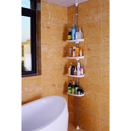 Adjustable Bathroom Organiser Corner Shower Shelving Unit Rack Shelf Caddy Storage Rack DQ601D/0932/1524/0787/J006