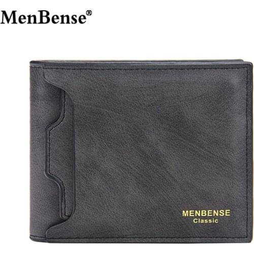 Luxury New Mens Wallet Short Paragraph Casual Mens Bag Multi-card Draw Card Short Paragraph Mens Wallet Business Purse Male