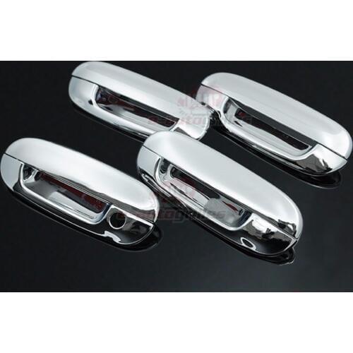 Triple Chrome 4 Door Handle Cover 03-07 for Cadillac CTS / 03-08 for Isuzu Ascender