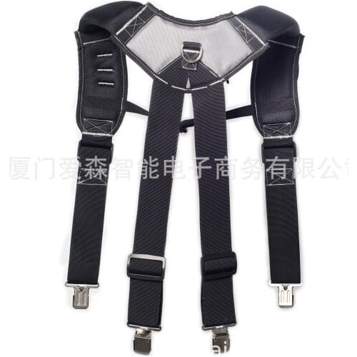 X-shaped multifunctional tooling harness that can hang tool straps to ease the waist WORK TOOL
