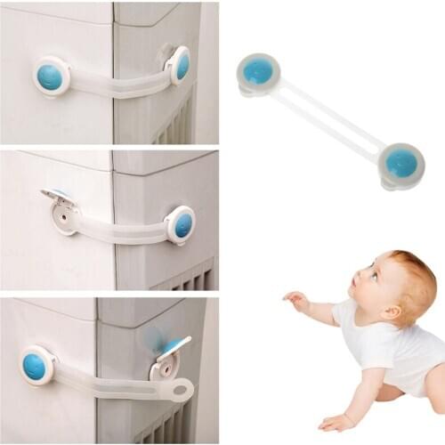 Safety Lock Baby Kids Protection Cabinet Drawer Door Refrigerator Security Care D7YD